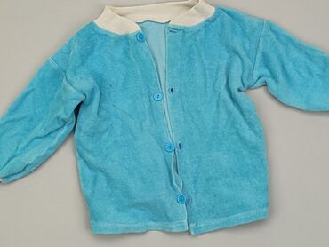 błękitny sweterek mango: Bluza, 0-3 m, stan - Dobry