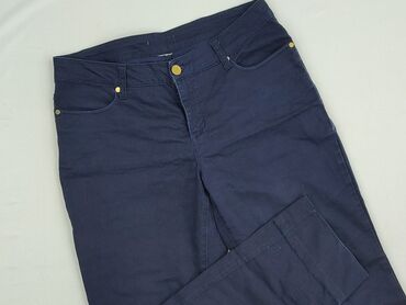 Women's Clothing: Material trousers for women, S (EU 36)