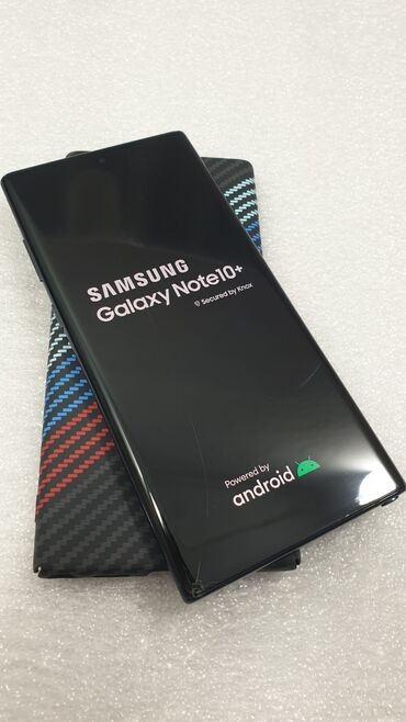 телефон самсунг нот 10: Samsung Note 10 Plus, Колдонулган, 256 ГБ, түсү - Кара, 2 SIM