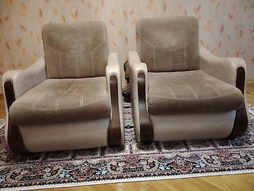 İşlənmiş, Divan, 2 kreslo, Divan, Bazasız, Açılan