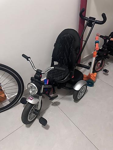 Uşaq dünyası: Velosiped-kalyaska Bel hissesi arxaya enir Baha alinib Qiymet 50 azn — 1