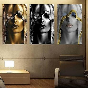 Şəkillər, tablolar: -Tablolar qalın kətan parça üzərində, tam keyfiyyətli və şəklin — 22