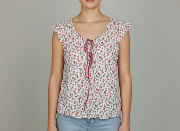 bluzka azteckie wzory: Principles, Women's blouse, size S (EU 36)