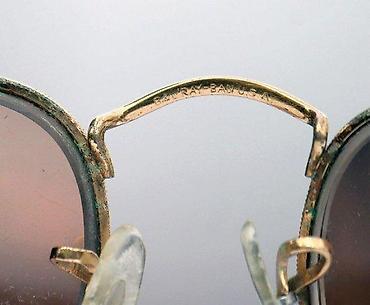 Naočare: Vintage B&L Ray Ban U.S.A. classic round sunglasses in gold. Made — 7