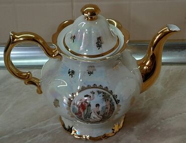 Dəm çaydanları: Yeni, Dəm caydanı, Farfor, 2 l, Almaniya