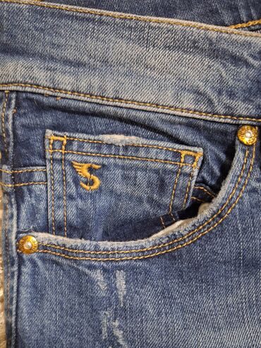 Farmerke: Ženske farmerke Staff Jeans– tamno plavi denim sa blagim „washed“ — 10