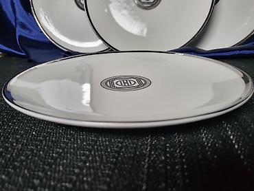 Kuhinjski setovi: Tanjiri novi HM,klasik kolekcija porcelanski. Plitki tanjiri,sve na — 4