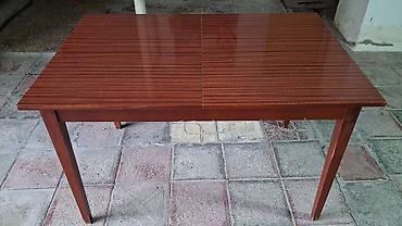 Masalar: Taxta yemək - Material: taxta karkas, üstü cilalı ağac teksturalı — 2
