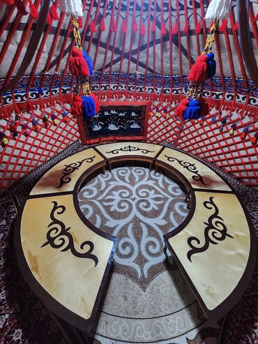 Аренда юрт: Аренда юрты, Каркас Деревянный, 85 баш, Казан, Посуда, С полом — 10