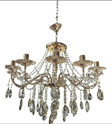 Çılçıraq, 10 və daha çox lampa, Metal