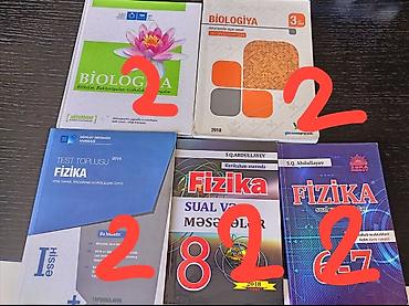 Məhsul: Biologiya və Fizika üzrə hazırlıq və test kitabları dəsti