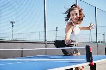 Stoni sportovi: Prenosiva, uvlačiva mrežica za stoni tenis – Crivit - Univerzalna — 22
