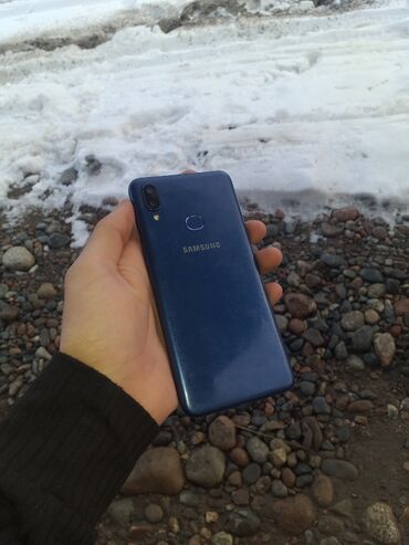 обмен старого телефона на новый бишкек: Samsung A10s, Б/у, 32 ГБ, цвет - Синий, 1 SIM, 2 SIM