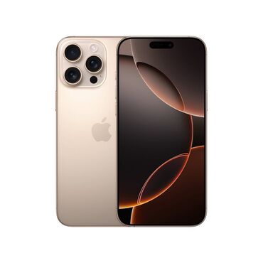 gizletcell deaktiv etmek: IPhone 16 Pro Max, 256 GB, Desert Titanium, Zəmanət, Face ID