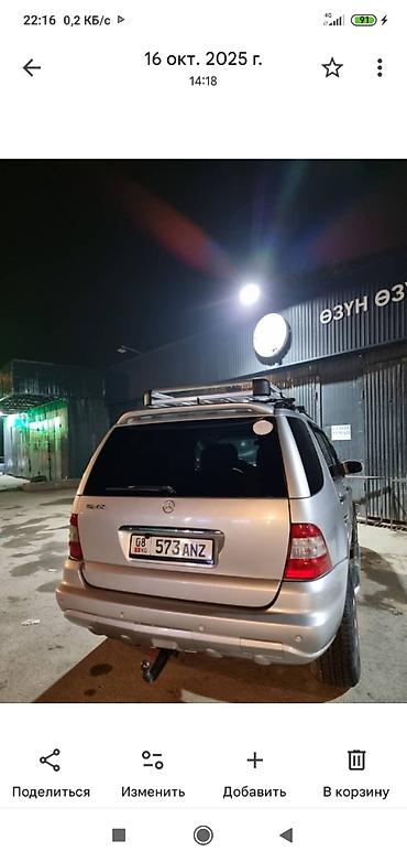 Mercedes-Benz: Mercedes-Benz M-Class: 2003 г., 4 л, Автомат, Дизель, Внедорожник — 7