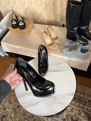 шпилька: Туфли Saint Laurent Paris Tribute Pumps Оригинал в почти идеальном — 1