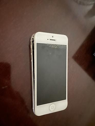 IPhone 5, 1 TB, Ağ, Qırıq