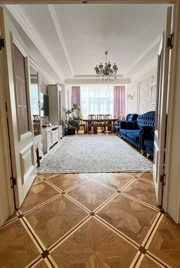 3 комнатная квартира 104 серии бишкек: 3 комнаты, 137 м², Элитка, 2 этаж, Евроремонт