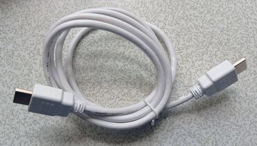 hdmi кабель цена: Кабель HDMI папа to HDMI папа, 1.5м, белый
