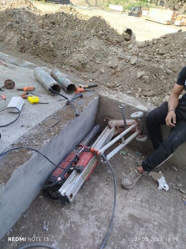 Beton işləri: Beton kəsmə beton deşmə xidməti Karot - HILTI DD 200 / 350 ilə 25 ° — 7