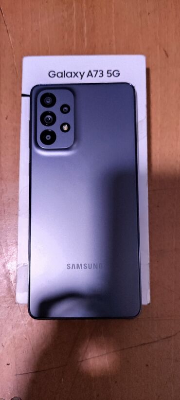 Samsung Galaxy A73 5G, 256 GB, rəng - Qara, Barmaq izi