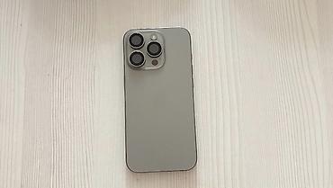 iphone 12 pto: IPhone 15 Pro, 128 GB, Gümüşü, Simsiz şarj, Face ID, Sənədlərlə — 1