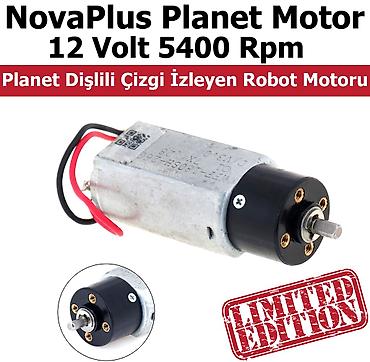 Ворота и комплектующие: NovaPlus Planet Motor 12 V 5400 RPM – xətt izləyən robotlar üçün — 2