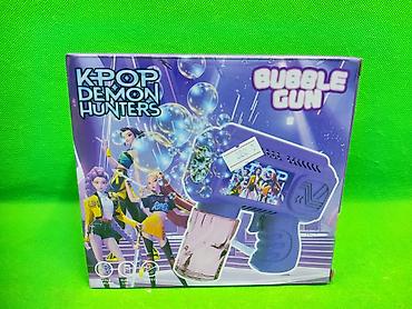 мыльные: Игрушка «Bubble Gun — K‑POP Demon Hunters» - Пузырчатый пистолет — 1