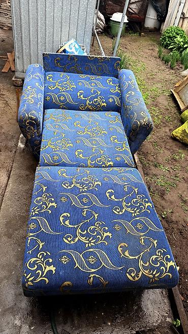 Кресла-кровати: Кресло-кровать, Б/у, Односпальный, Платная доставка, цвет - Синий — 7