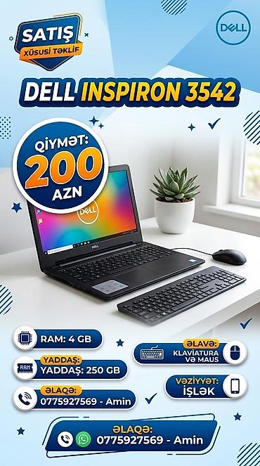 Dell: Dell Inspiron 3542 noutbuku - Prosessor: Intel Core i3‑4005U - RAM: 4 — 1