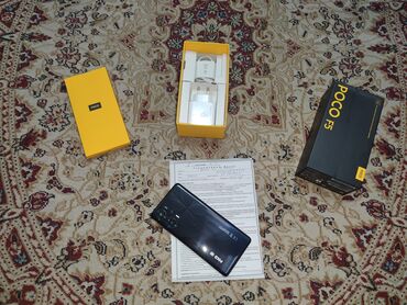 сотовые телефоны: Poco F5, Б/у, 256 ГБ, цвет - Черный, 2 SIM