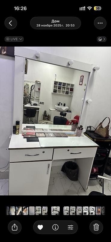 tibbi dolab: Gözəllik salonu üçün vizaj masaları – 2 fərqli model Iwigli 135 — 5