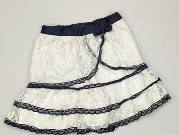 spódniczka czarno biała: Spódniczka, 8 lat, 122-128 cm, stan - Zadowalający