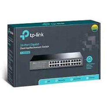 TP-Link TL-SG1024D 24-Port Gigabit Unmanaged Desktop/Rackmount Switch at lalafo.az TP-Link TL-SG1024D 24-Port Gigabit Unmanaged Desktop/Rackmount Switch