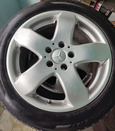 təkərlərin satışı: İşlənmiş Disk təkər Mercedes-Benz 225 / 55 / R 15, 5 Boltlu