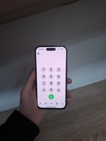 Apple iPhone: IPhone 14 Pro, 256 GB, Deep Purple, Zəmanət, Face ID