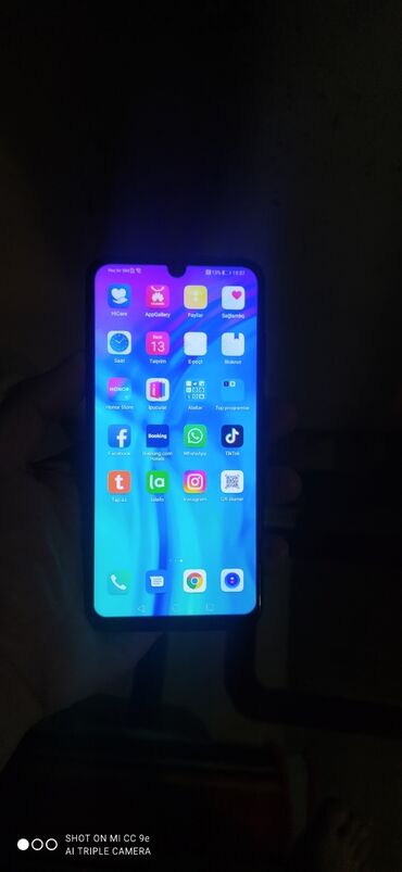 купить кнопочный телефон в баку: Honor 10i, 128 ГБ, цвет - Синий, Отпечаток пальца