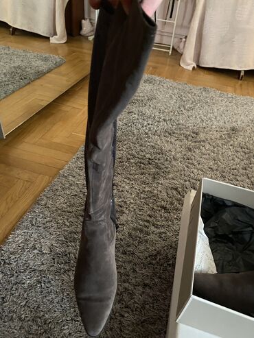 bershka teksas cizme: High boots, Tamaris, 38