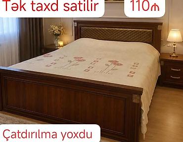 işlənmiş tək kravat: Taxt satilir matras var baza yoxdu Əla vəziyyətdədi heç bir pirablemi — 1