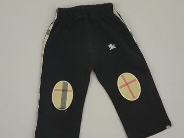 czarne spodnie z przetarciami: Spodnie dresowe, 5-6 lat, 116, stan - Dobry