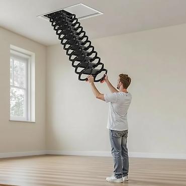 Чердачные лестницы: Чердачная лестница, Складная, С люком, Новый — 1