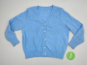 cekinowy sweter: Shein Curve, Kardigan damski, rozmiar 3XL — 2