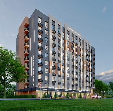 Үй куруучулардан жаңы конуштар: Курулуп жатат, Элитка, 1 бөлмө, 53 м² — 1