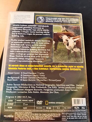 kako se odrzava: Naslov: National Geographic DVD – Kloniranje: kontroverzna sudbina — 3