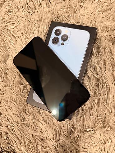 shock blue: IPhone 13 Pro Max, 128 GB, Sierra Blue, Barmaq izi, Face ID — 5