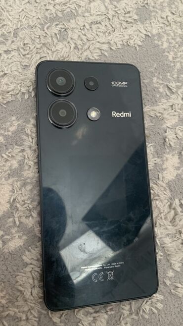 Redmi: Redmi, Redmi Note 13, Б/у, 128 ГБ, цвет - Черный, 2 SIM