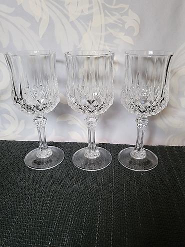 Čaše: Case kristal za vino d,argues francuske iz 80ih.god. Case kristal za — 9