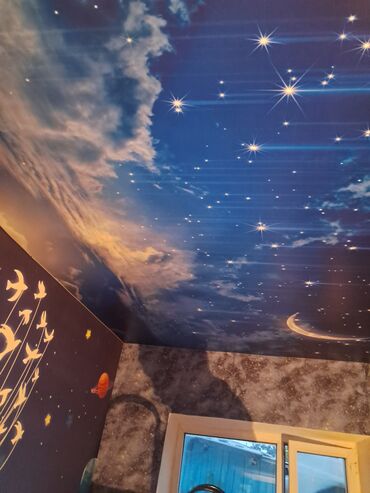 Натяжной потолок: Натяжной потолок 3D потолки, Матовое, Глянцевое Бесплатный замер, Гарантия, Монтаж — 15