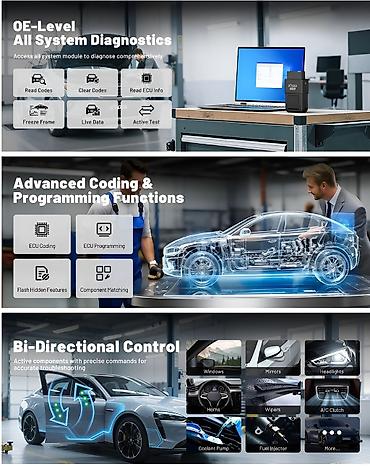 Alati za automobile: Novo-XTOOL XTS500 J2534 VCI OBD2 All System ECU Coding Alat za — 12