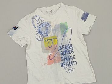 4f koszulki chłopięce: T-shirt, Coccodrillo, 8 years, 122-128 cm, condition - Fair